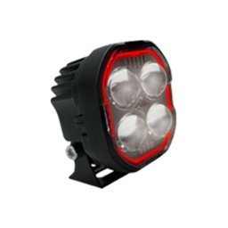 [RS-LED-13136Y-W-R] FARO LED TREBOL CON OJO DE DIABLO (AMARILLO-BLANCO-ROJO)