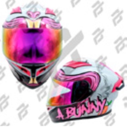 [CAS-CER-A001-L] CASCO CERRADO LADY BUNNY CERTIFICADO "DOT" LADY BUNNY TALLA L