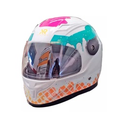 [CAS-INF-K2002-P] CASCO CERRADO INFANTIL C/LUZ ICE CREAM BRILLANTE ICECREAM