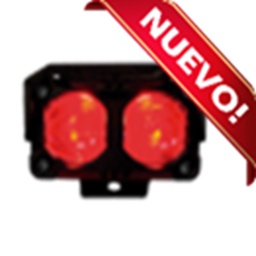 [RS-LED-13137Y-W-R] FARO LED CON DOBLE OJO DE DIALO