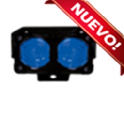 [RS-LED-13137Y-W-BU] FARO LED CON DOBLE OJO DE DIALO