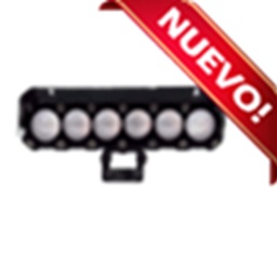 [RS-LED-13152Y-W] FARO LED 6 LUPAS RECTANGULAR LUZ AMARILLO-BANCO