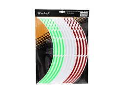 [5306-1008] CINTA REFLECTORA KEITI WS810WRFG ROJ/BCO/VDE