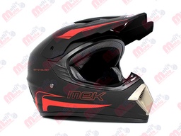 [AC1C-B400-505] Cross Helmet MATTE Black Decal Black