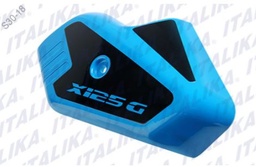 [F13011962] CUBIERTA AMORTIGUADOR DER AZUL NEGRO X125G