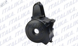 [E11010124] CUBIERTA CARTER IZQ NEGRO STRADA110, XTS50