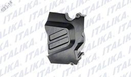 [E11010128] CUBIERTA CARTER TRAS IZQ NEGRO FT150S, FT150 DELIVERY