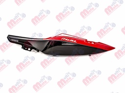 [F13011549] CUBIERTA COLA IZQ NEGRO ROJO RT200 GP